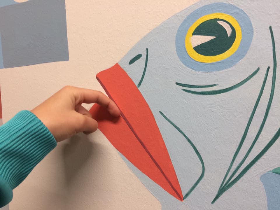 Anne Pedersen til morgensang på 4kløverskolen i Frørup