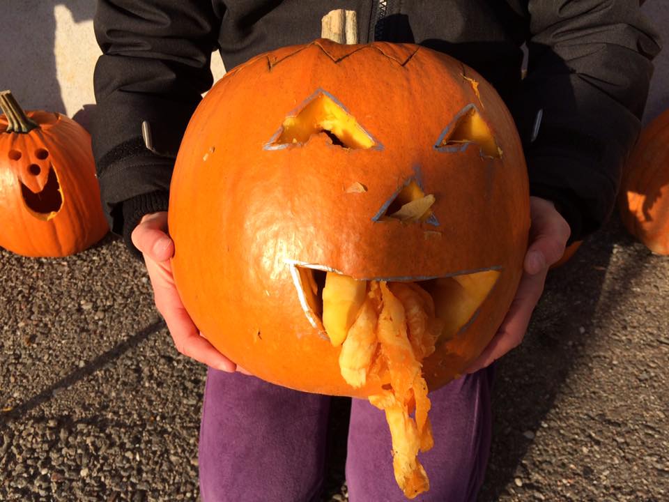 Græskar til halloween