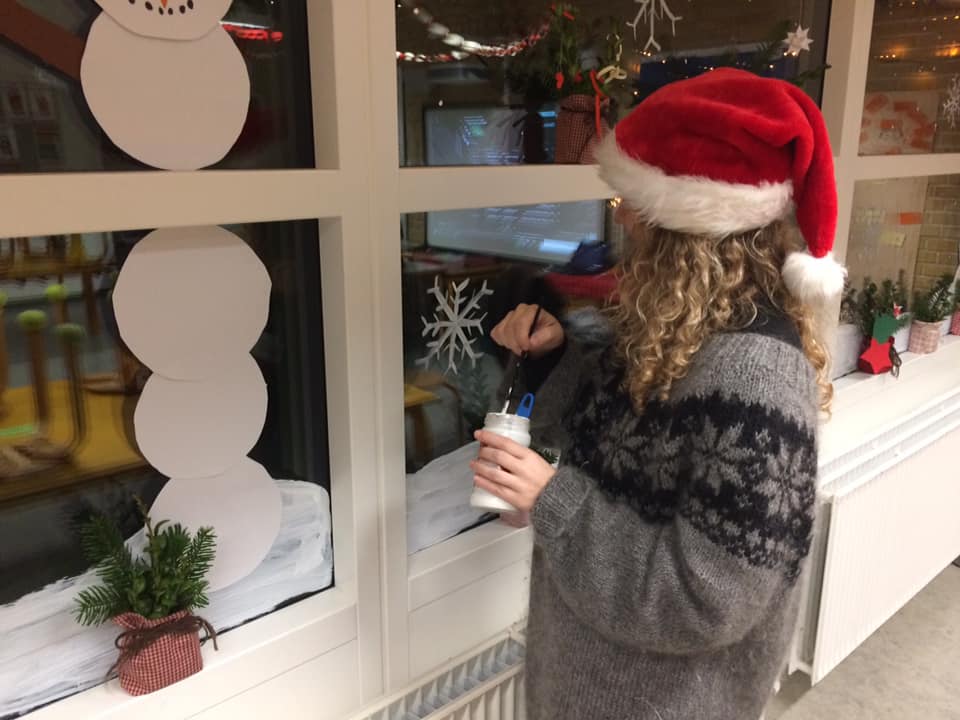 Juleklip og julehygge på 4kløverskolen i Frørup