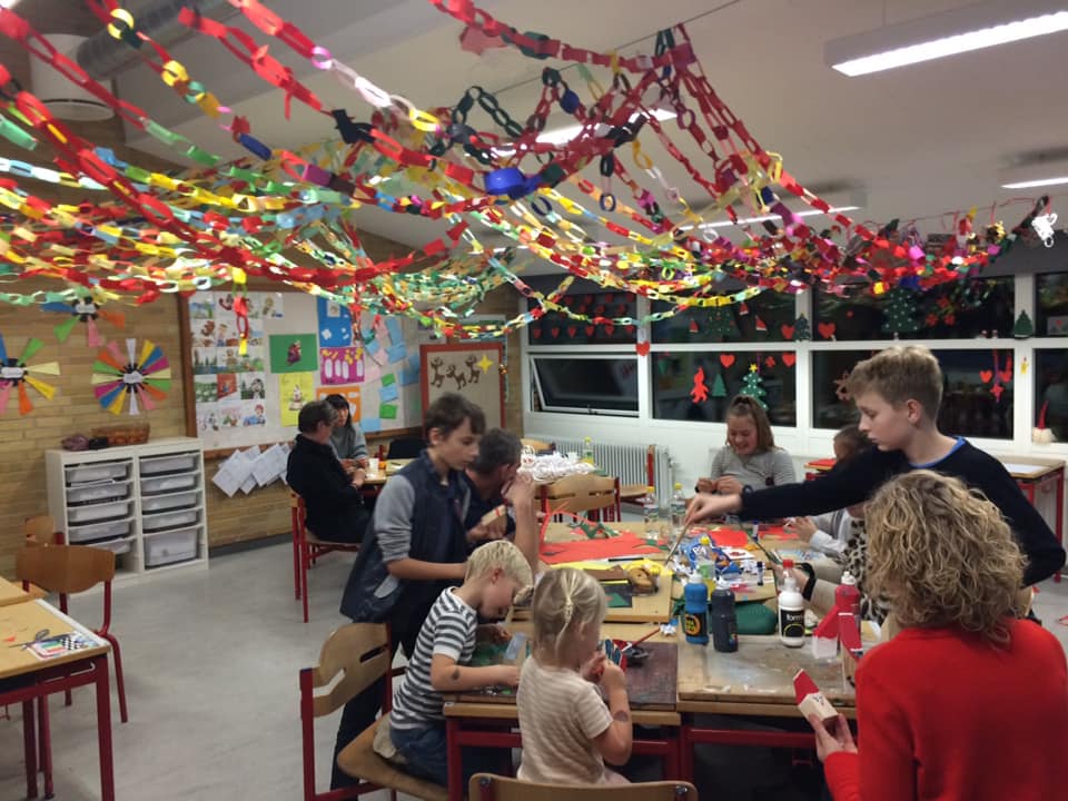 Juleklip og julehygge på 4kløverskolen i Frørup