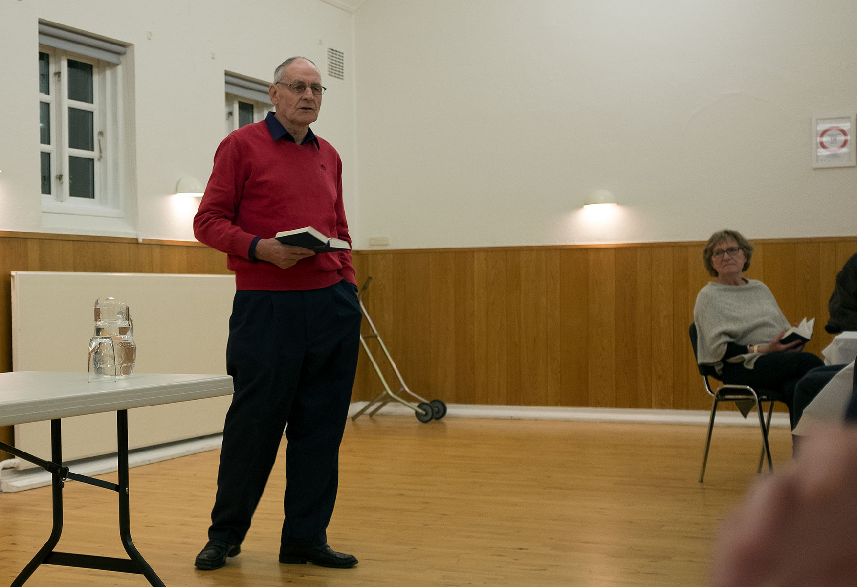 Arne Mariager i Tårup Forsamlingshus