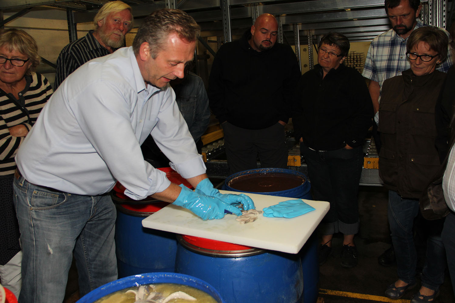 Rundvisning på Tenax Sild