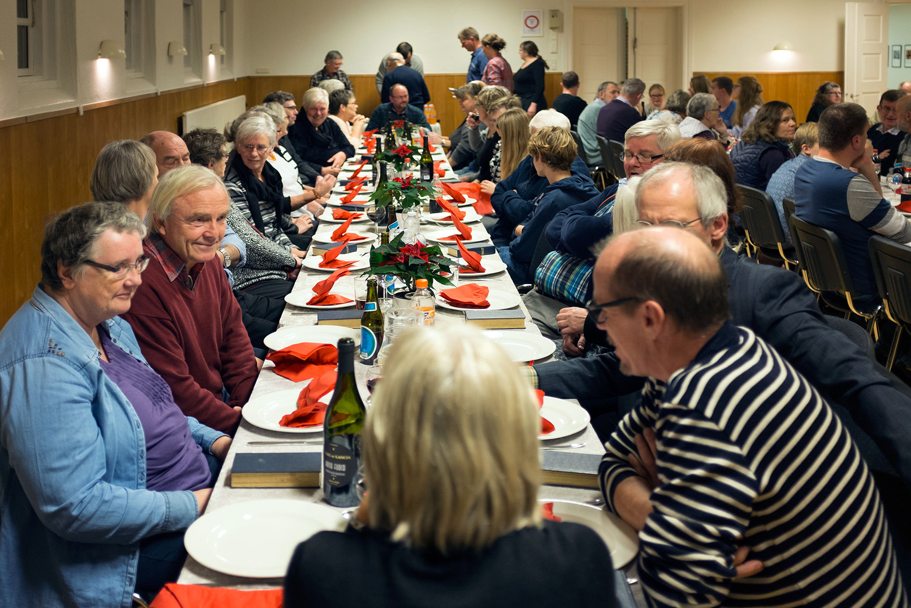 Julefællesspisning og Bankospil
