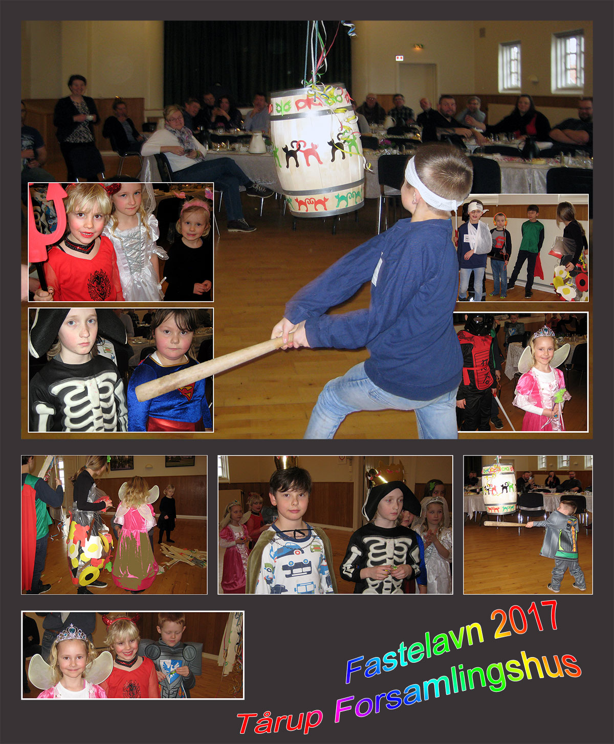 Fastelavn i Tårup Forsamlingshus 2017