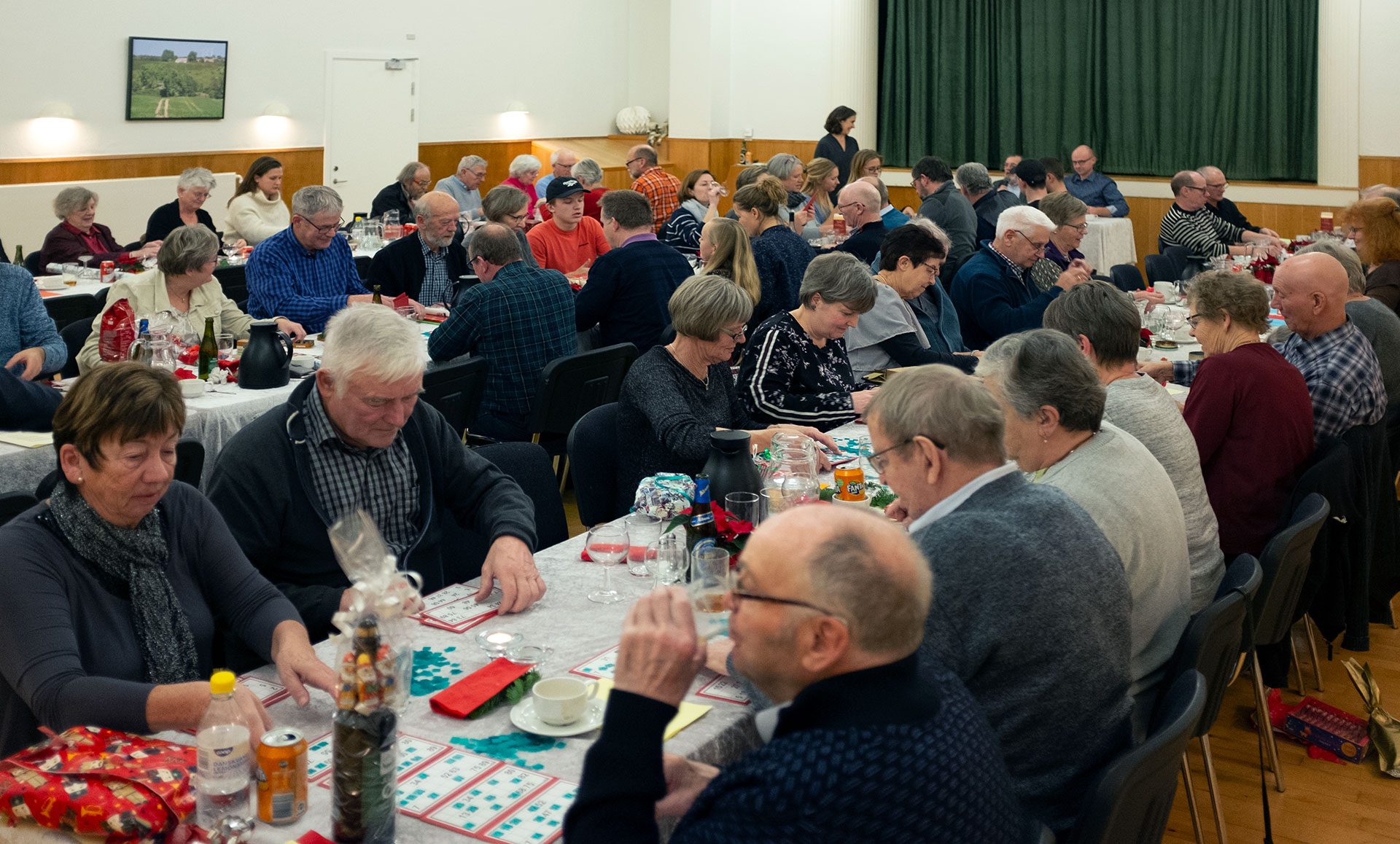 Julefællesspisning og banko i Tårup Forsamlingshus