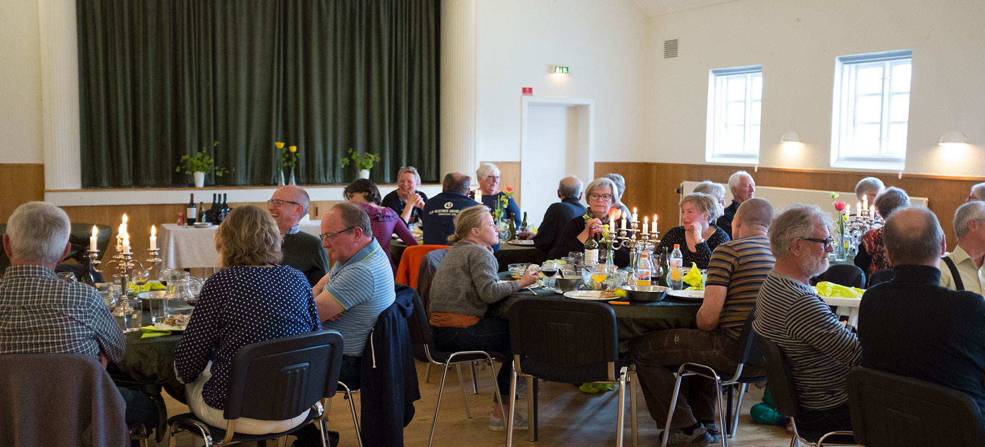 Fællesspisning i Tårup Forsamlingshus den 26. april 2018