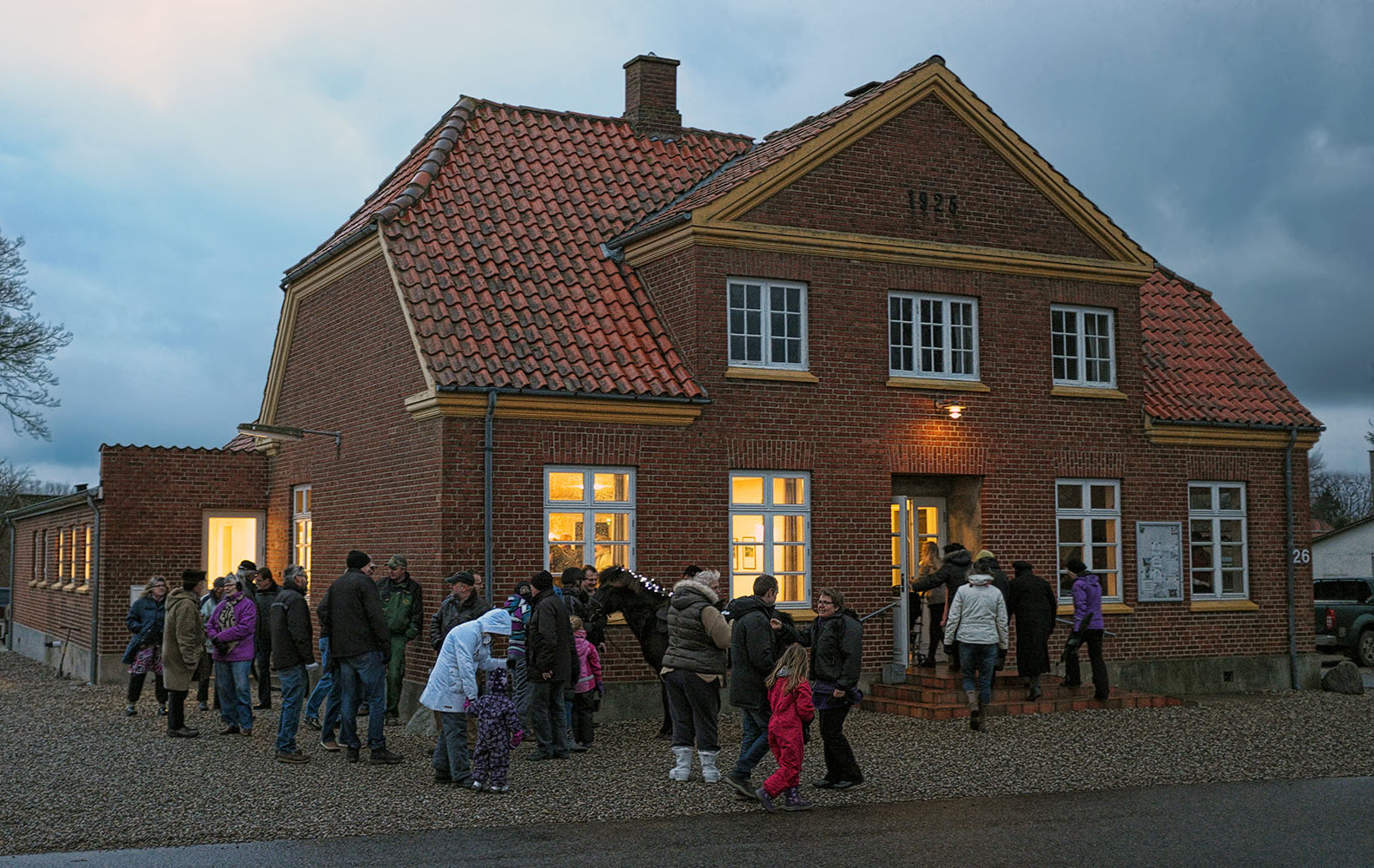 Juletræet tændes ved Tårup Kirke