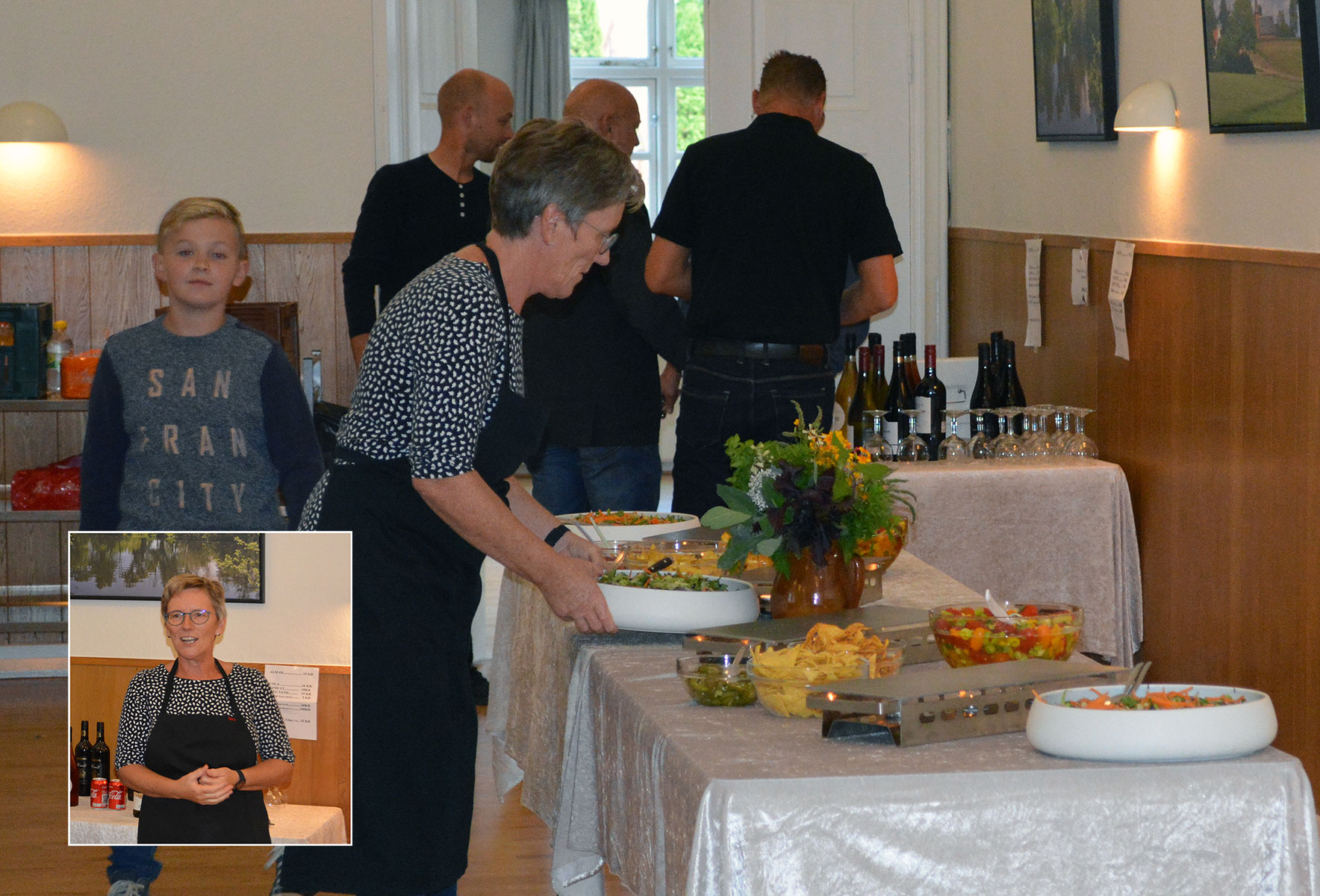 Fællesspisning med Bilde og Eriksen