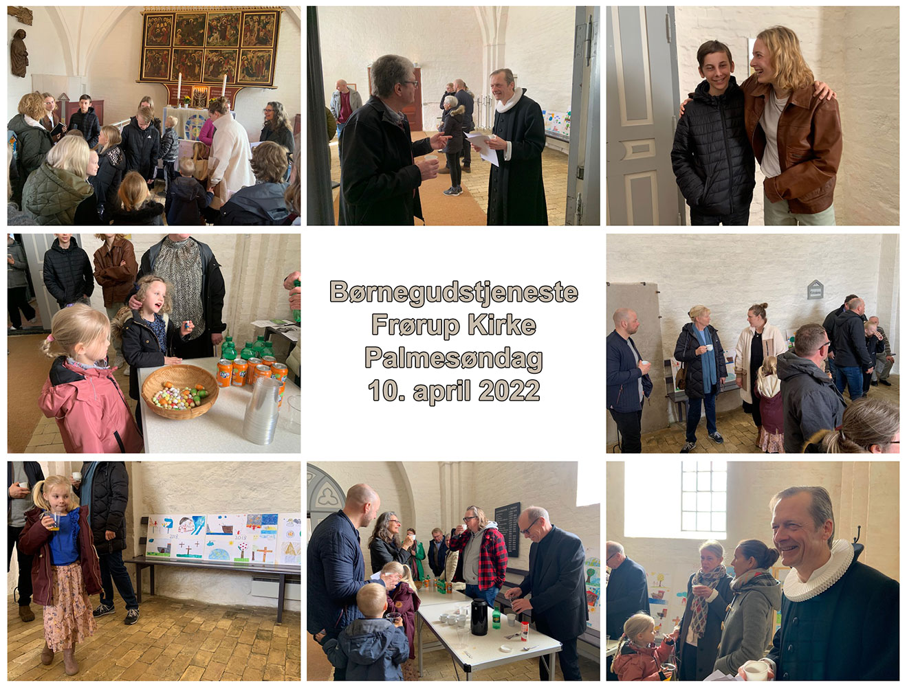 Børnegudstjeneste i Frørup Kirke Palmesøndag