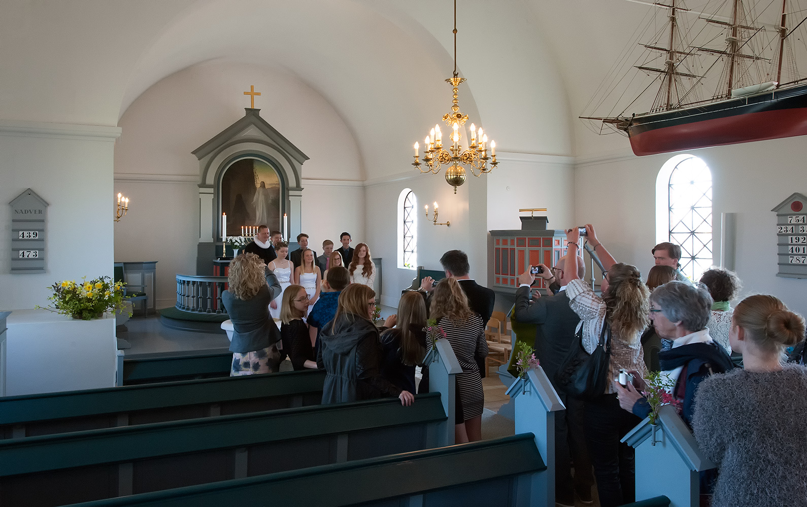 Konfirmation i Tårup Kirke 3. maj 2015