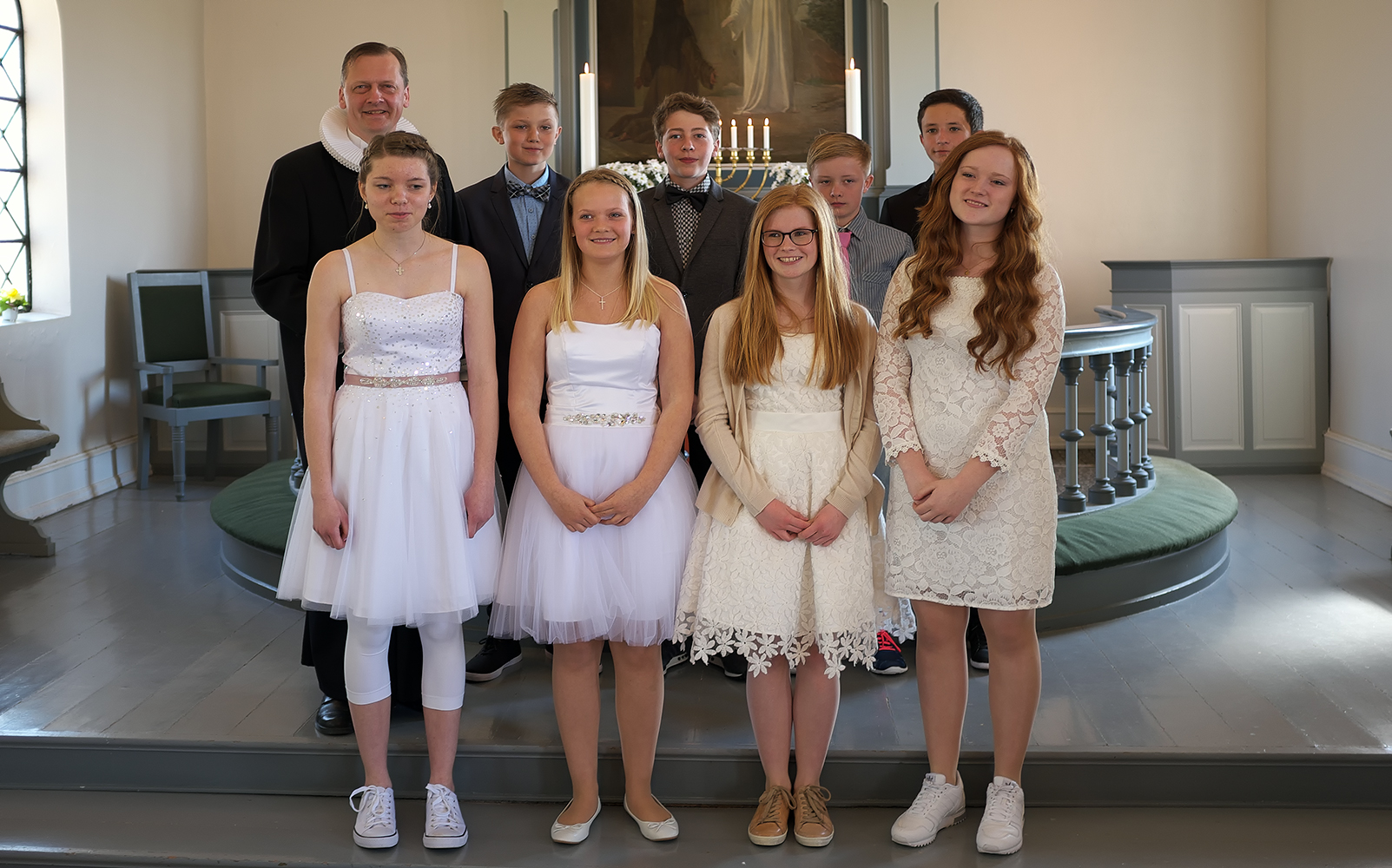 Konfirmander i Tårup 3. maj 2015