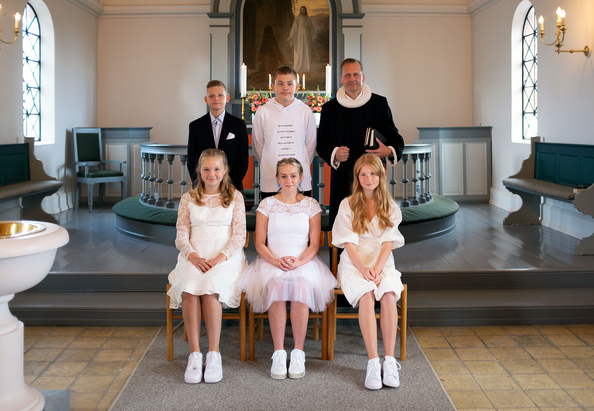 Konfirmation i Tårup Kirke den 30. august 2020