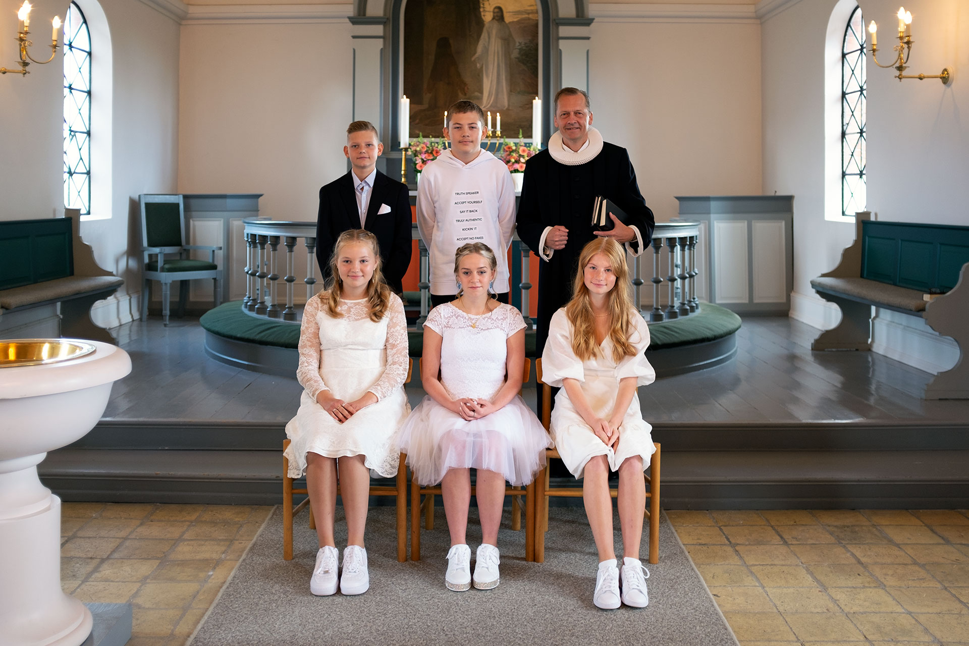 Konfirmation i Tårup Kirke den 30. august 2020