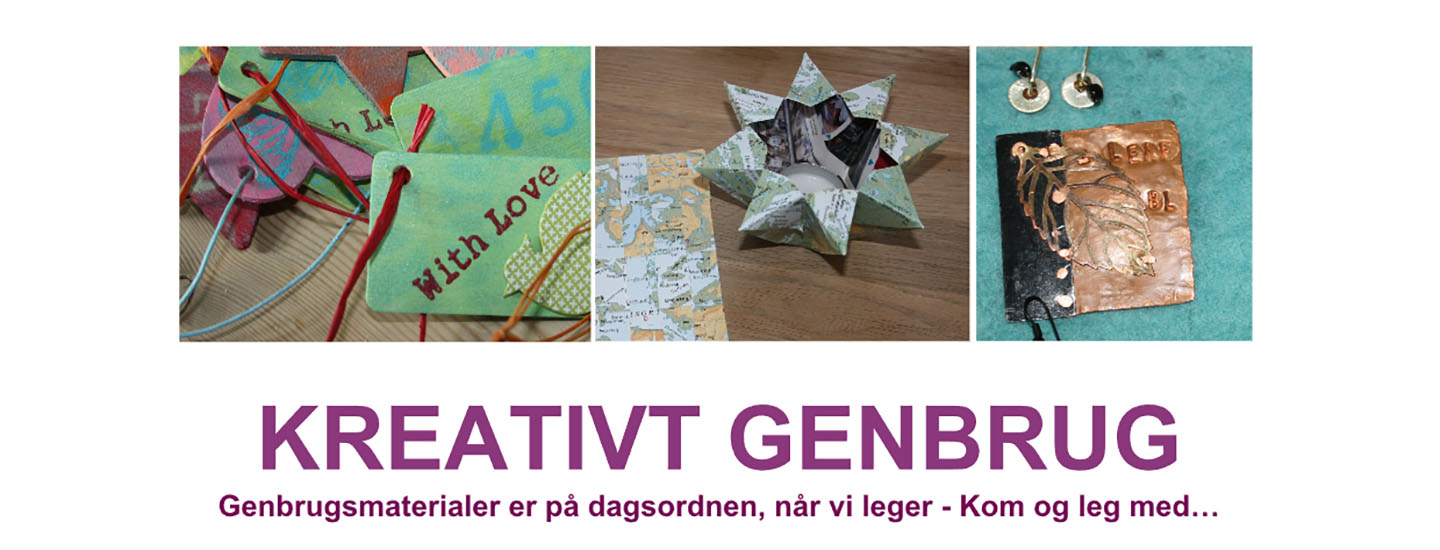 Kreativt genbrug - aviser, ugeblade og papir