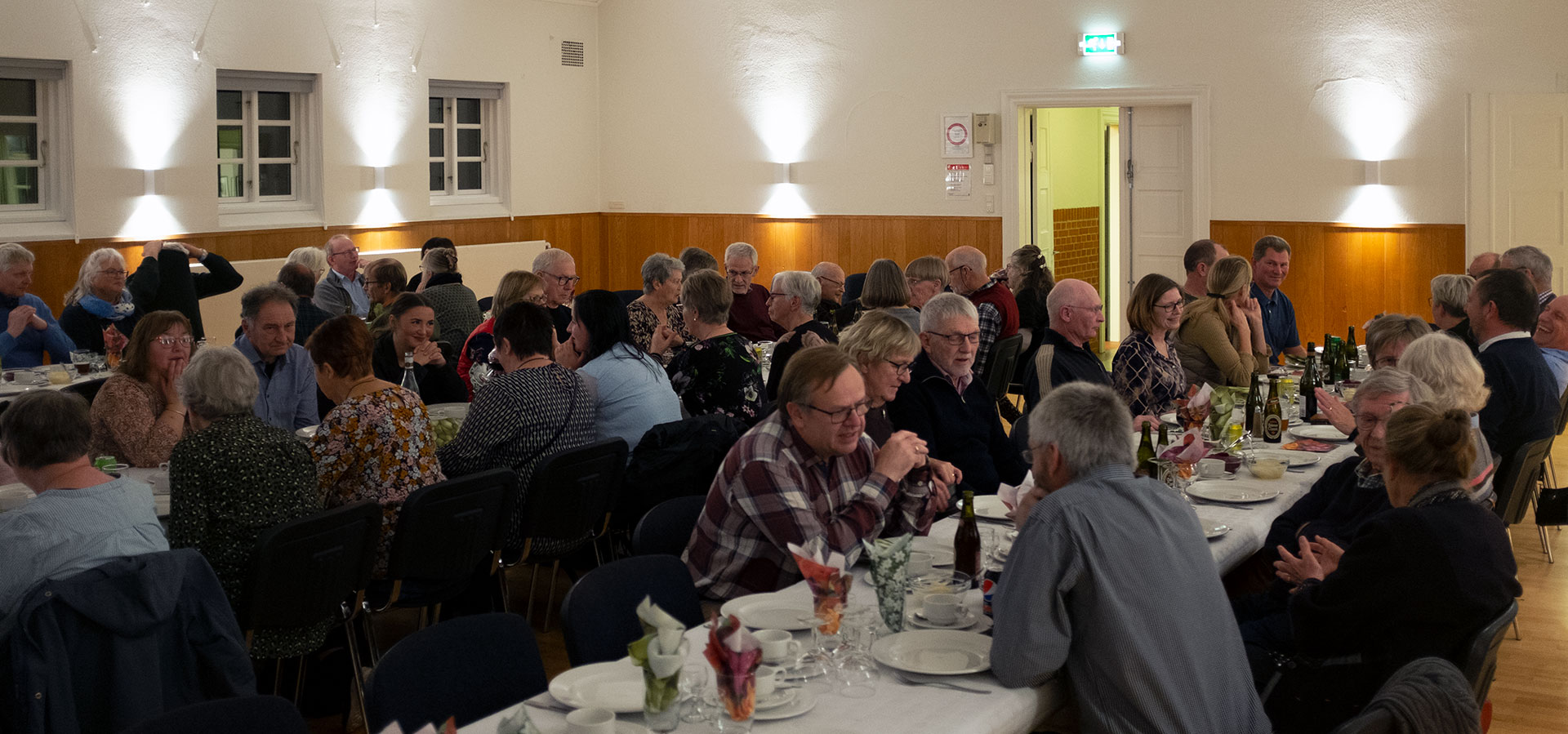 Fællesspisning og bogudgivelse i Tårup