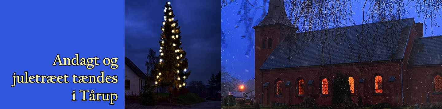 Andagt og tænding af juletræet i Tårup
