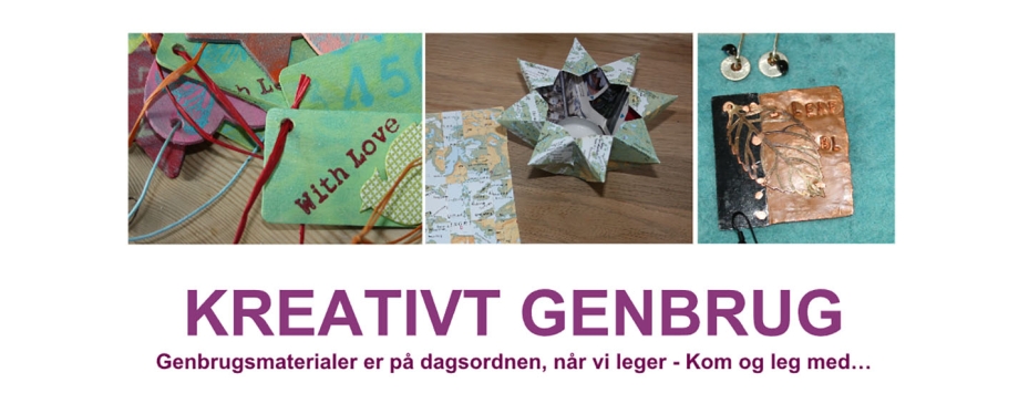 Kreativt genbrug - aviser, ugeblade og papir