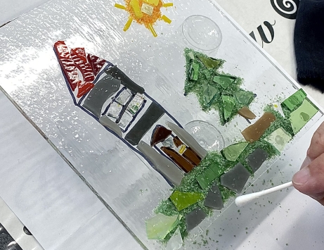 Glasbillede workshops og sommeråbent